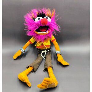 Muppets Animal Plush Bean Bag Doll Disney Wild Crazy Authentic Patch 17"